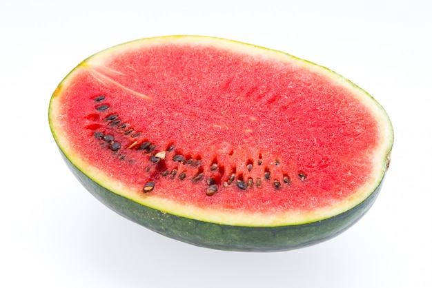 Wassermelone getrennt auf Weiß