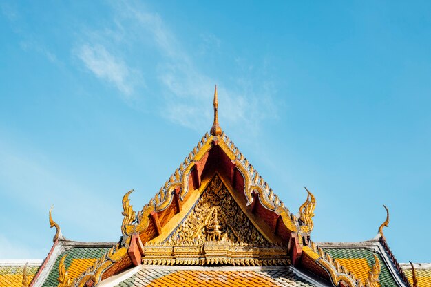 Wat Suthat Thepwararam thailändisches templ Bangkok Thailand