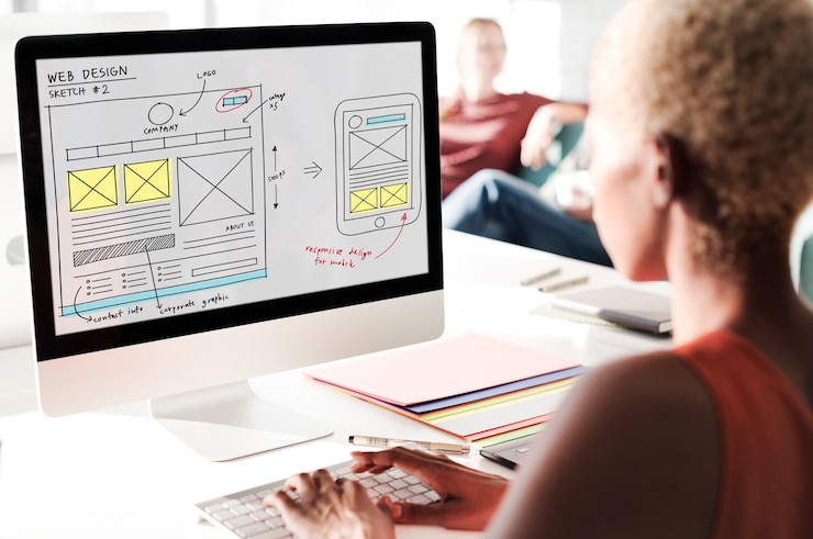 Kostenlose Foto webdesign online-technologie-content-konzept