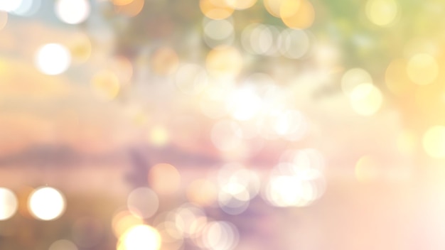 Weihnachts-Bokeh-Lichter-Hintergrund mit Retro-Effekt