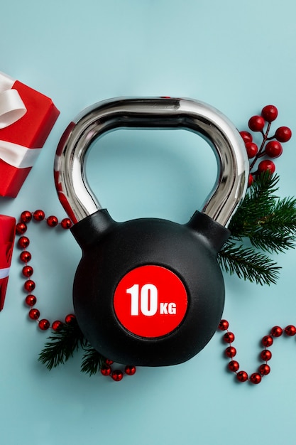 Weihnachts-Fitnessgewichte als Trainingsgeschenk