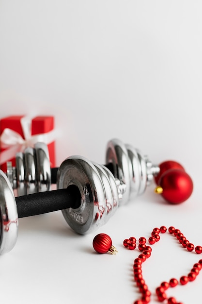 Weihnachts-Fitnessgewichte als Trainingsgeschenk