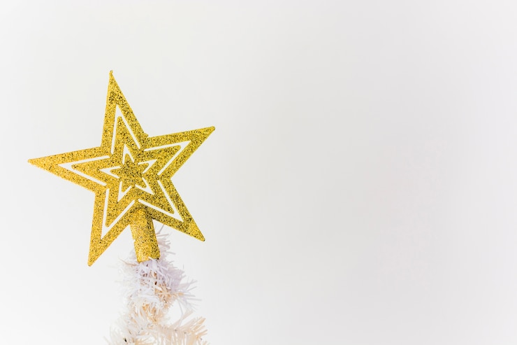 Kostenlose Foto weihnachtsbaum stern