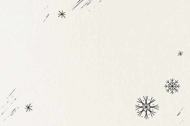 Weihnachtsschneeflocken-Social-Media-Bannerhintergrund mit Designraum