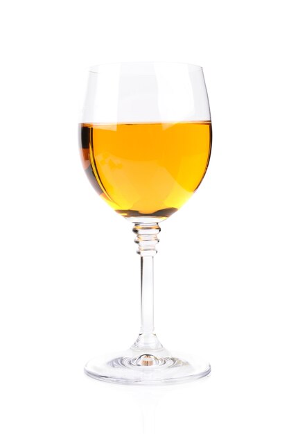 Weinglas isoliert auf weiß