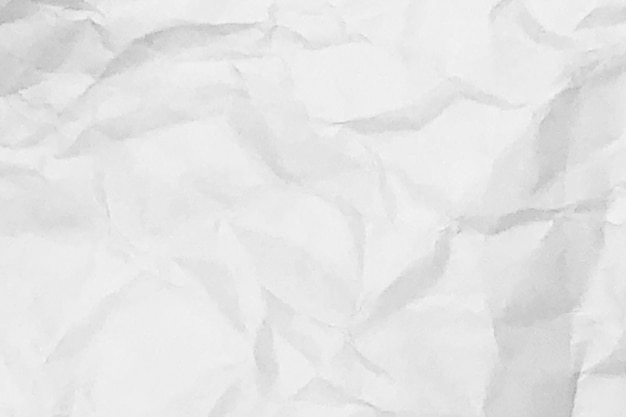 Weiß zerknittertes papier textur hintergrund design raum weißton