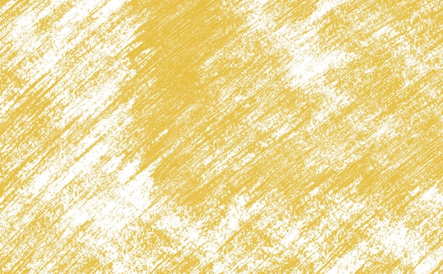 weiße Grunge-Bürstenstruktur auf gelbem Hintergrund