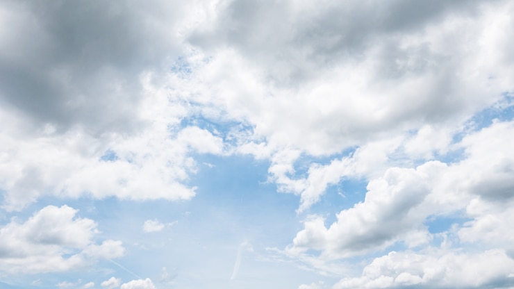 Kostenlose Foto weiße wolke