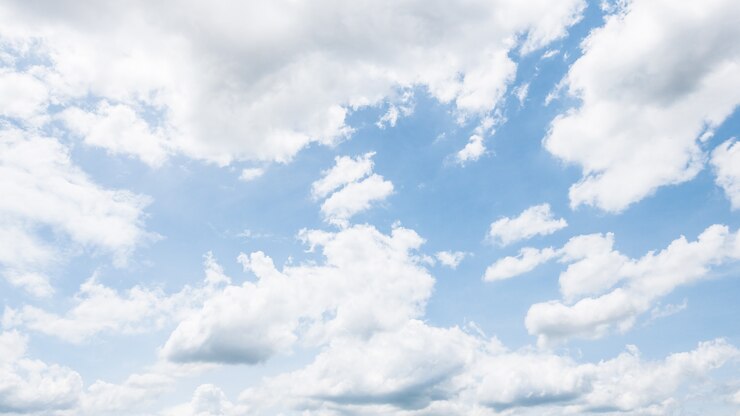 Kostenlose Foto weiße wolke