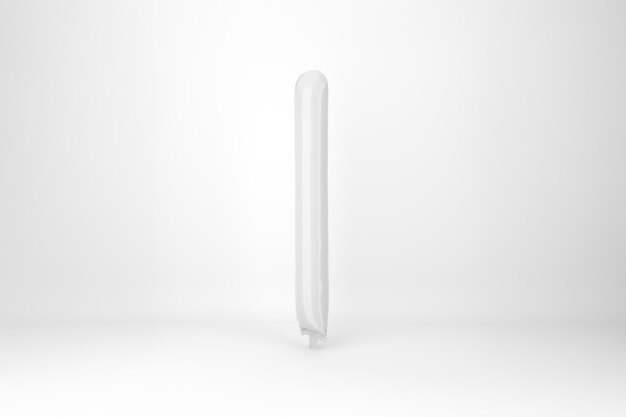 Weißes isoliertes Designobjekt