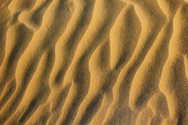 Wellenförmiges Sandmuster