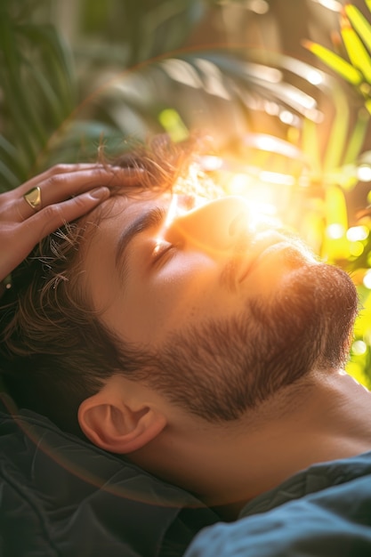 Kostenloses Foto wellness-praktiken zur selbstpflege am weltgesundheitstag