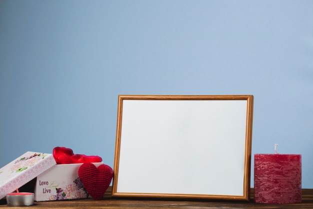 Whiteboard und Valentinstag präsentiert