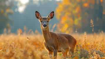 Kostenloses Foto wild deer in nature