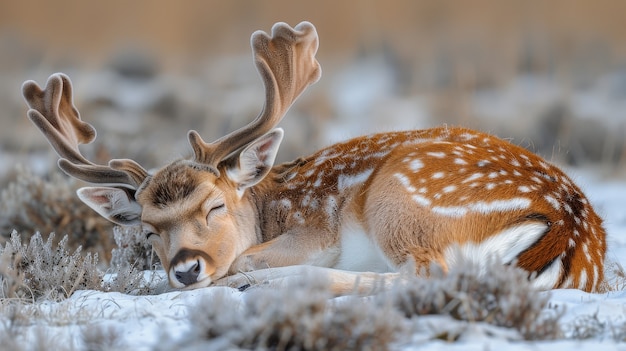 Kostenloses Foto wild deer in nature