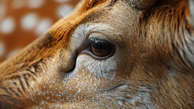 Wildhirsch in der Natur