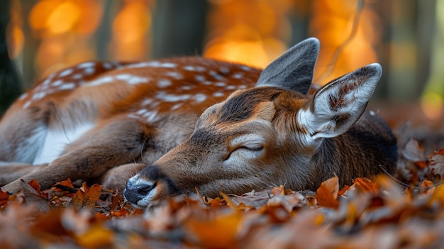 Wildhirsch in der Natur