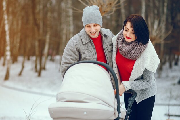 Winter Familie