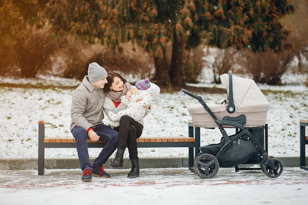 Winter Familie