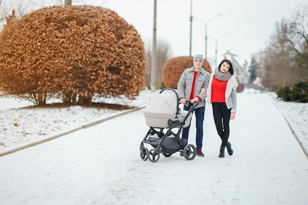 Winter Familie