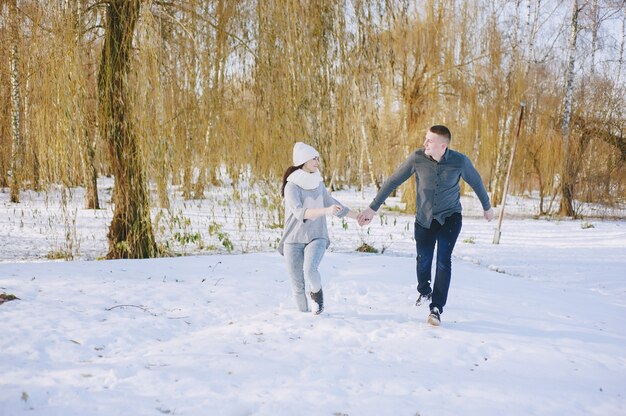 Winter zwei Fuß Urlaub Hintergrund