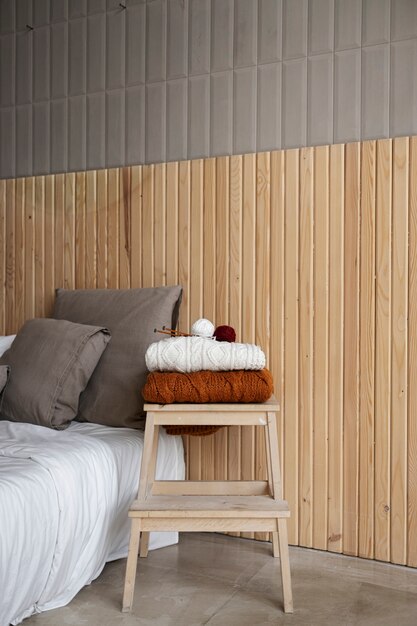 Winterlebensstil mit warmer Kleidung