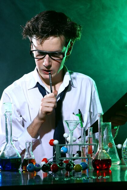 Wissenschaftliches chemisches Experiment