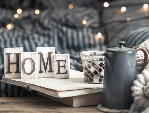 Wohnaccessoires im Innenraum