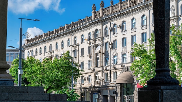 Wohnhaus im Stil des stalinistischen Reiches