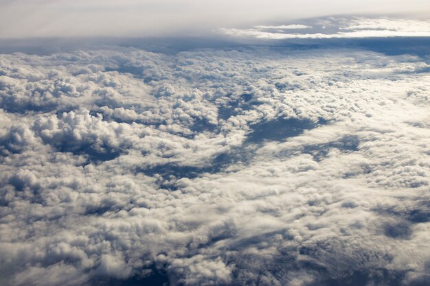 Wolken, eine Ansicht von oben