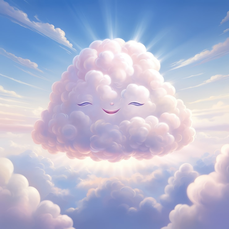Kostenlose Foto wolken im fantasy-stil