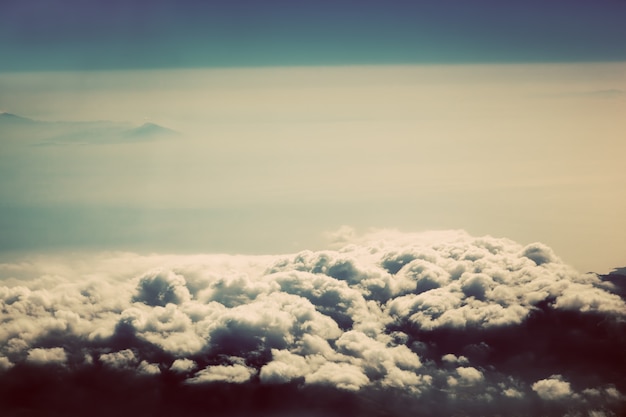 Wolken von oben gesehen