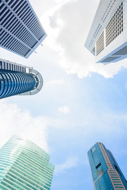 Wolkenkratzer Gebäude in Singapur