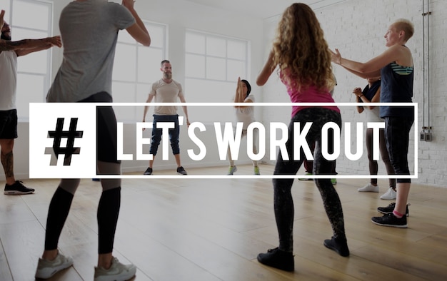 Workout Wellbeing Helthcare Fitnesskonzept