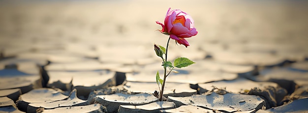 Kostenloses Foto wüstenblume ai-generiertes bild