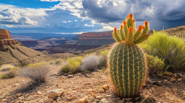 Kostenloses Foto wüstenkaktus in der natur