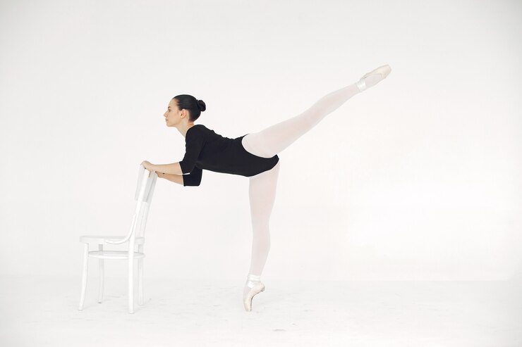 Wunderschöne Balletttänzerin. Ballerina in Pointe.