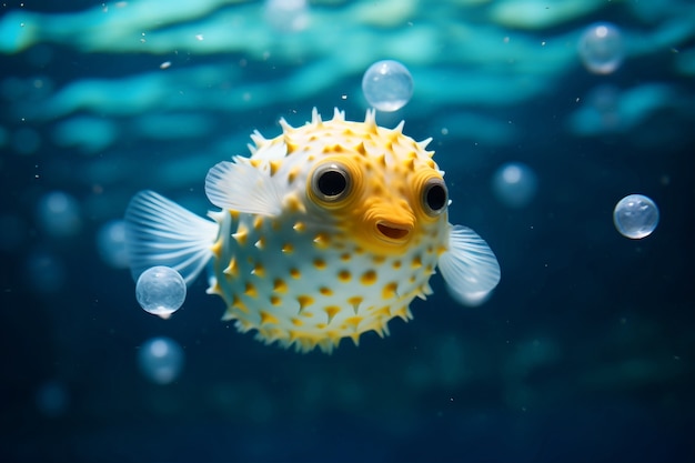 Kostenloses Foto wunderschöne fische unter wasser