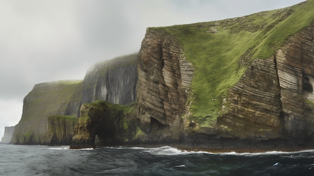 Kostenloses Foto wunderschöne klippenlandschaft