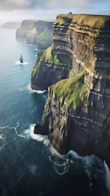 Kostenloses Foto wunderschöne klippenlandschaft