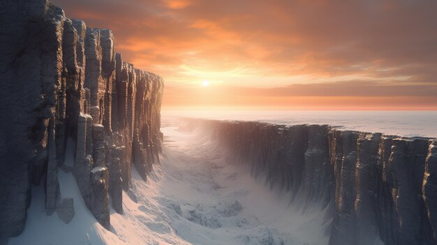 Wunderschöne Klippenlandschaft