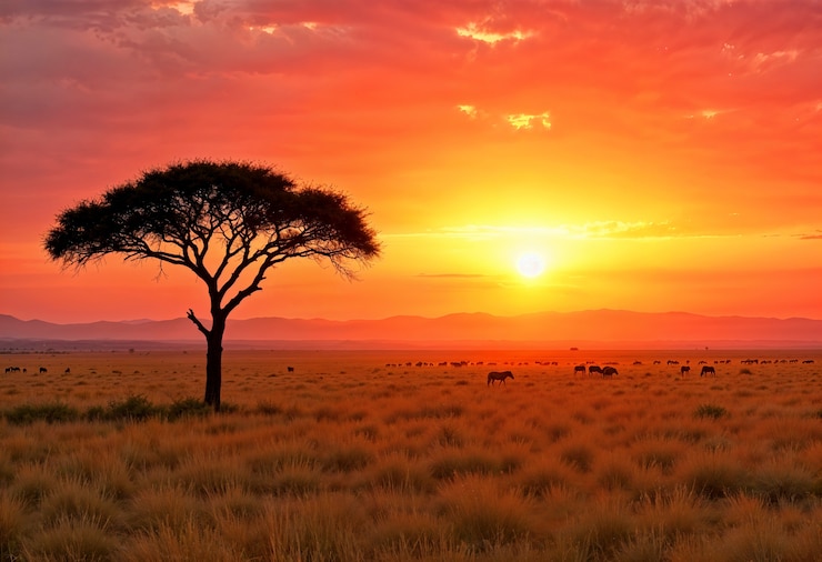Kostenlose Foto wunderschöne naturlandschaft