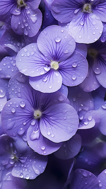 Kostenloses Foto wunderschöne tapete mit lila blumen