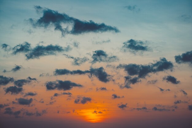 Wunderschöner Sonnenuntergang.