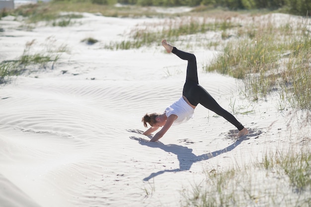 Yoga am Strand