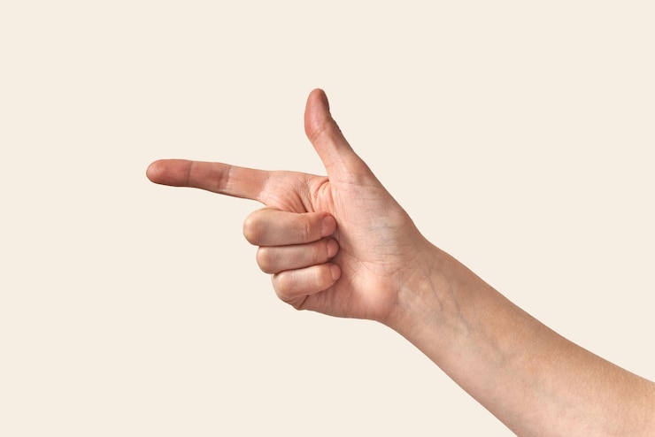 Kostenlose Foto zeigende richtung finger arm