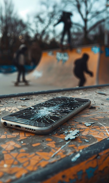 Zerstörung der Smartphone-Szene