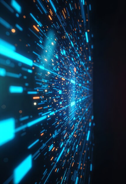 Zukunftsvisionen Geschäfts- und Technologiekonzept