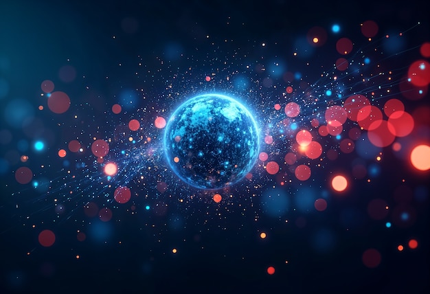 Zukunftsvisionen Geschäfts- und Technologiekonzept
