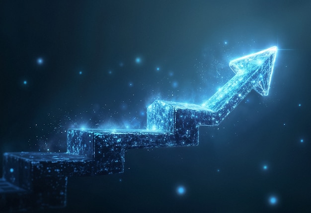 Zukunftsvisionen Geschäfts- und Technologiekonzept
